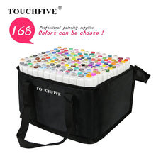 Load image into Gallery viewer, TOUCHFIVE 168 Colors Single Art Markers Brush Pen Sketch Alcohol Based Markers Dual Head Manga Drawing Pens Art Supplies